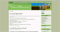 Desktop Screenshot of elsosor.hu